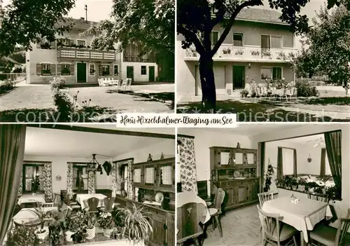 AK / Ansichtskarte Waging_See Gaestehaus Pension Haus Hirschhalmer Waging_See
