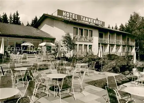 AK / Ansichtskarte Hochreuth Hotel Tannenhof Restaurant Terrasse Hochreuth