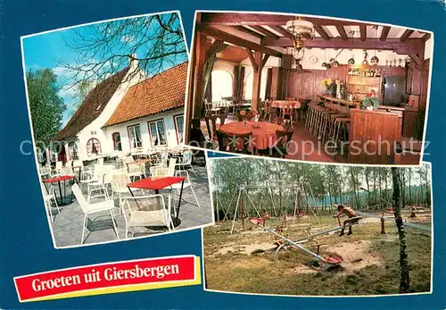 AK / Ansichtskarte Giersbergen Herberg De drie Linden Restaurant Kinderspielplatz 