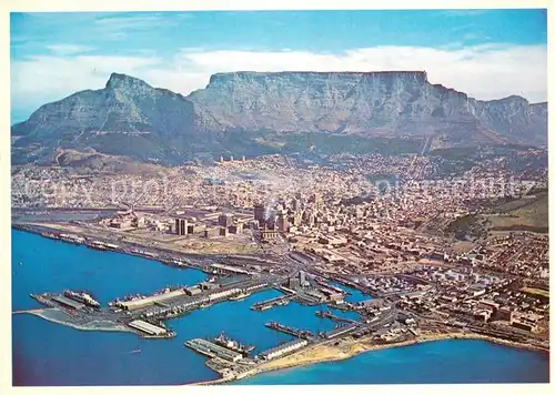 AK / Ansichtskarte Cape_Town_Kaapstad_Kapstadt Fliegeraufnahme Cape_Town