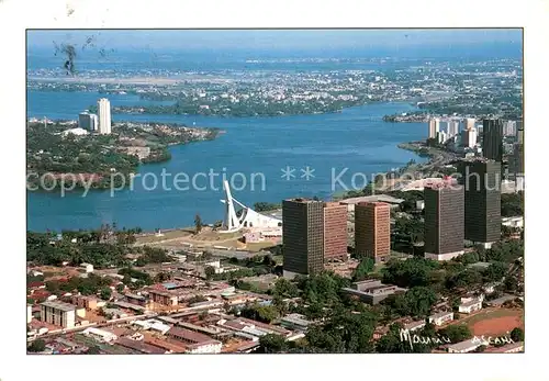 AK / Ansichtskarte Abidjan La cathedrale Saint Paul Vue aerienne Abidjan