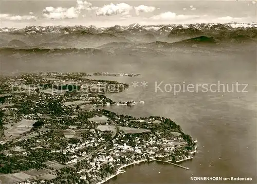 AK / Ansichtskarte Nonnenhorn_Bodensee Fliegeraufnahme Nonnenhorn Bodensee