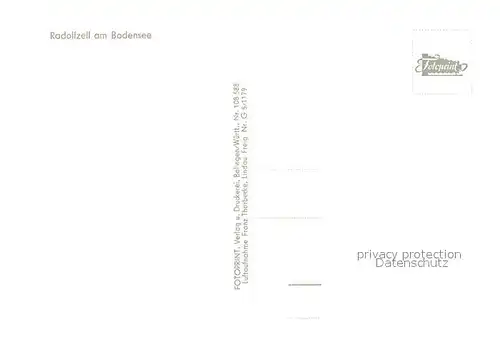 AK / Ansichtskarte Radolfzell_Bodensee Fliegeraufnahme Radolfzell Bodensee