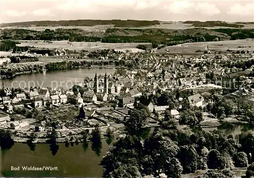 AK / Ansichtskarte Bad_Waldsee Fliegeraufnahme Bad_Waldsee