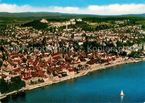 AK / Ansichtskarte ueberlingen_Bodensee Fliegeraufnahme ueberlingen Bodensee