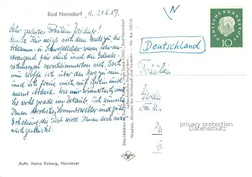 AK / Ansichtskarte Bad_Nenndorf Fliegeraufnahme Bad_Nenndorf