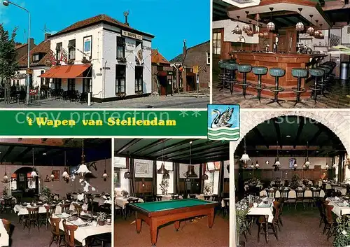 AK / Ansichtskarte Stellendam Bar Cafe Restaurant "t wapen van Stellendam" Stellendam