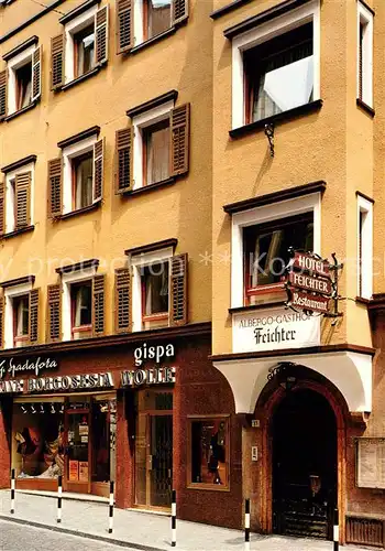 AK / Ansichtskarte Bozen_Suedtirol Hotel Feichter Bozen Suedtirol