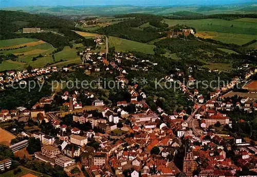 AK / Ansichtskarte St_Wendel Blick auf Basilika Bosenberg Klinik und Missionshaus Fliegeraufnahme St_Wendel