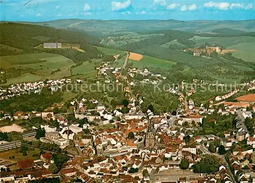 AK / Ansichtskarte St_Wendel Blick zum Missionshaus und Bosenberg Klinik Fliegeraufnahme St_Wendel