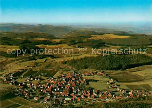 AK / Ansichtskarte Wuertingen im Hintergrund Zellertal Echaztal und Schoenberg Fliegeraufnahme Wuertingen
