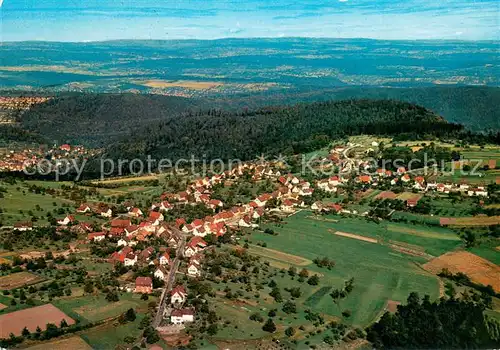 AK / Ansichtskarte Waldrennach Hoehenluftkurort im Schwarzwald Fliegeraufnahme Waldrennach