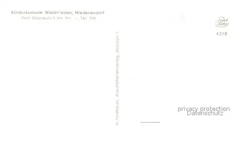 AK / Ansichtskarte Niederaudorf Kinderkurheim Waldfrieden Speisesaal Panorama Badespass Gymnastikraum Niederaudorf