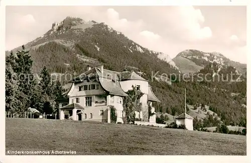 AK / Ansichtskarte Fischbachau Kinderkrankenhaus Achatswies Fischbachau