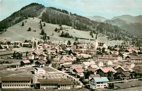 AK / Ansichtskarte Oberstaufen Panorama Oberstaufen
