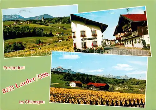 AK / Ansichtskarte Lauter_Oberbayern Panorama Feriendorf Ortspartie Lauter Oberbayern