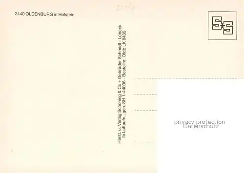 AK / Ansichtskarte Oldenburg_Holstein Fliegeraufnahme Oldenburg_Holstein