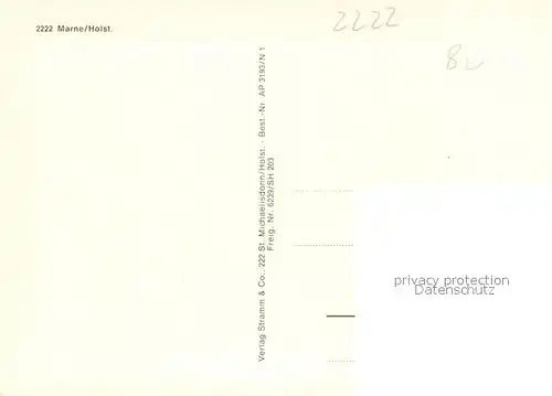 AK / Ansichtskarte Marne_Holstein Fliegeraufnahme Marne_Holstein