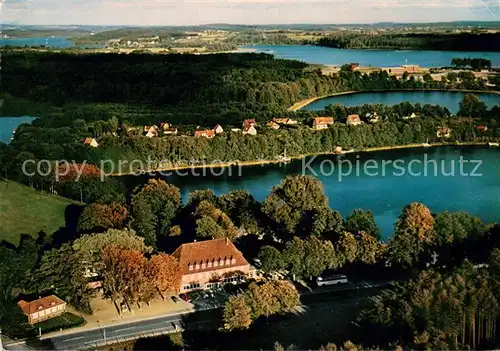 AK / Ansichtskarte Ploen_See Hotel Restaurant Fegetasche Seenlandschaft Holsteinische Schweiz Ploen_See