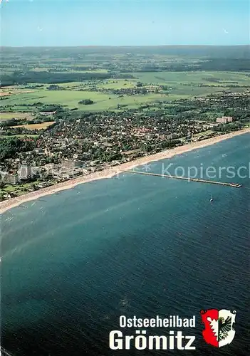 AK / Ansichtskarte Groemitz_Ostseebad Fliegeraufnahme Groemitz_Ostseebad