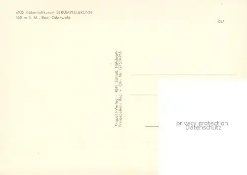 AK / Ansichtskarte Struempfelbrunn Hoehenluftkurort Fliegeraufnahme Struempfelbrunn