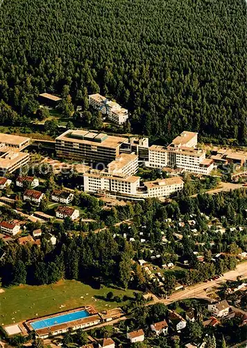 AK / Ansichtskarte Langensteinbach_Karlsbad Langensteinbacherhoehe Bibelkonferenzstaette Reha Krankenhaus Fliegeraufnahme Langensteinbach_Karlsbad