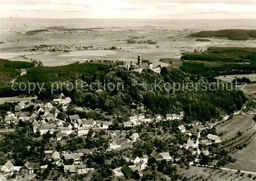 AK / Ansichtskarte Baldern_Bopfingen mit Schloss Fliegeraufnahme Baldern Bopfingen