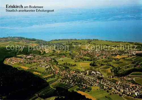 AK / Ansichtskarte Eriskirch Erholungsort am Bodensee Fliegeraufnahme Eriskirch