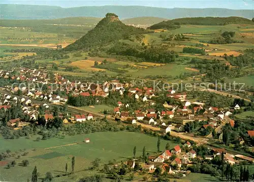 AK / Ansichtskarte Muehlhausen_Hegau mit Hohenkraehen Fliegeraufnahme Muehlhausen Hegau