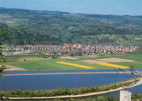 AK / Ansichtskarte Dogern Panorama Blick von der Wandfluh ueber den Hochrhein Dogern