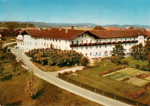 AK / Ansichtskarte Teisendorf_Oberbayern Sanatorium Kurhaus Seidl Fliegeraufnahme Teisendorf Oberbayern
