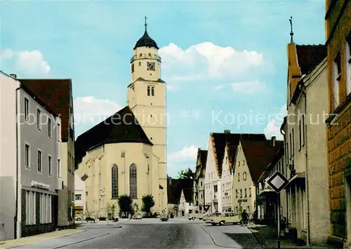 AK / Ansichtskarte Hoechstaedt_Donau Kirche Hoechstaedt_Donau