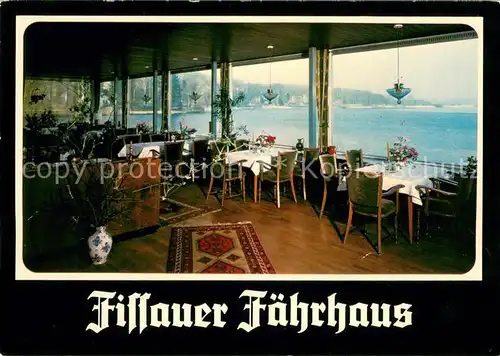 AK / Ansichtskarte Fissau Restaurant Cafe Fissauer Faehrhaus Fissau