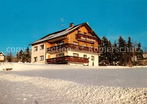 AK / Ansichtskarte Neubau_Fichtelberg Pension Cafe Kaiserberg Neubau Fichtelberg