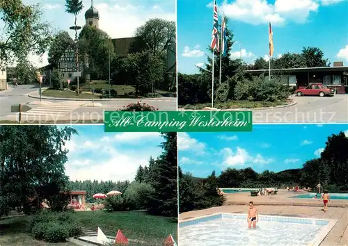 AK / Ansichtskarte Westerheim_Wuerttemberg Alb Camping Westerheim Minigolf Schwimmbad Westerheim_Wuerttemberg