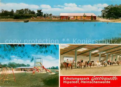 AK / Ansichtskarte Hipstedt Erholungspark Geestequelle Spielplatz Reithalle Hipstedt