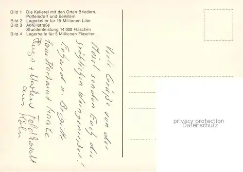 AK / Ansichtskarte Mesenich_Cochem Keller Geister Kellerei OT Briedern Lagerkeller Abfuellstrasse Lagerhalle Mesenich Cochem