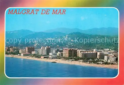AK / Ansichtskarte Malgrat_de_Mar Costa del Maresme Fliegeraufnahme Malgrat_de_Mar