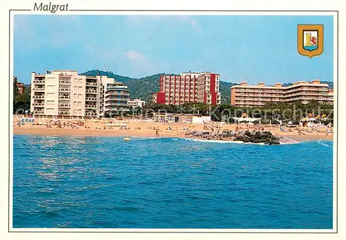 AK / Ansichtskarte Malgrat_de_Mar Fliegeraufnahme Malgrat_de_Mar