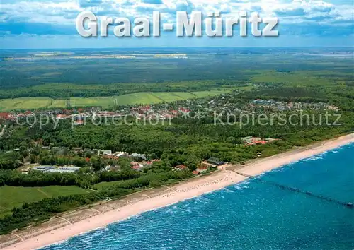 AK / Ansichtskarte Graal Mueritz_Ostseebad Fliegeraufnahme Graal Mueritz_Ostseebad