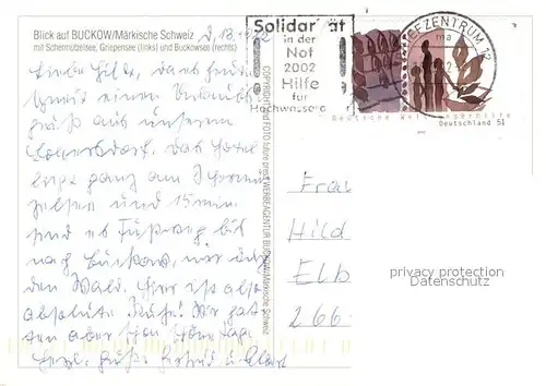 AK / Ansichtskarte Buckow_Maerkische_Schweiz_Bad Fliegeraufnahme mit Schermuetzelsee Griepensee und Buckowsee Buckow_Maerkische