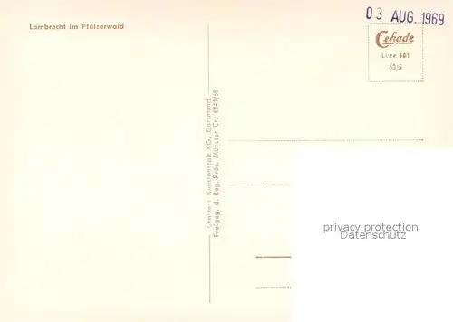 AK / Ansichtskarte Lambrecht Fliegeraufnahme Lambrecht