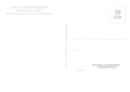 AK / Ansichtskarte Benediktbeuern Histor von Fraunhofer Glashuette Benediktbeuern