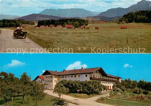 AK / Ansichtskarte Holzhausen_Teisendorf Panorama Moor und Kneippkurheim Holzhausen Teisendorf
