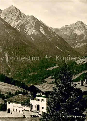 AK / Ansichtskarte Oberjoch Hotel Haus Ingeburg auf der Hoehe Oberjoch