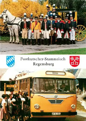 AK / Ansichtskarte Regensburg Postkutscher Stammtisch Regensburg