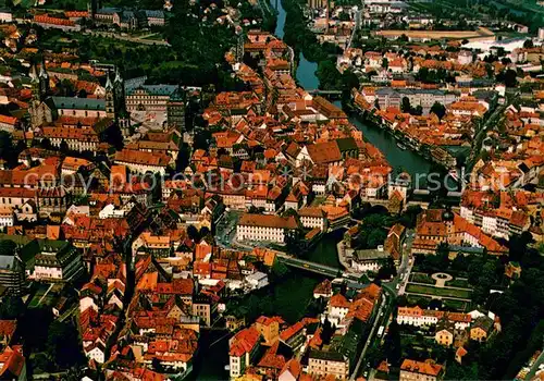 AK / Ansichtskarte Bamberg Fliegeraufnahme Bamberg