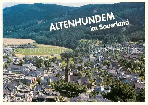 AK / Ansichtskarte Altenhundem Fliegeraufnahme Altenhundem