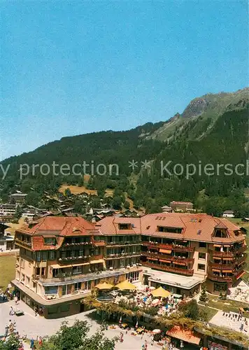 AK / Ansichtskarte Wengen_BE Hotel Silberhorn Wengen_BE