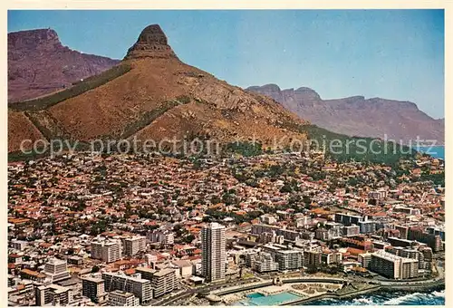 AK / Ansichtskarte Cape_Town_Kaapstad_Kapstadt Fliegeraufnahme Cape_Town